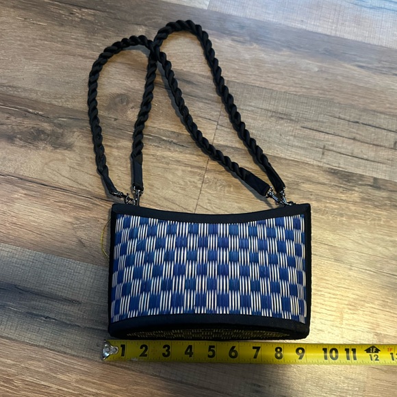 Tatami Saraye Chic Black, Blue and Tan Women's Shoulder Bag - Picture 5 of 11